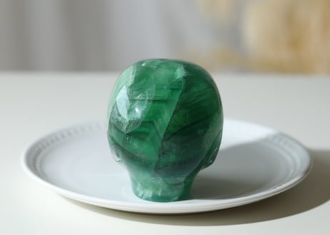 技封入❣️【金龍、金運の器が広がる/青龍が宿り、仕事運・魅力UP、人間関係の運が良くなる】 虹入り フローライト エイリアン ※イベントクーポン使用不可