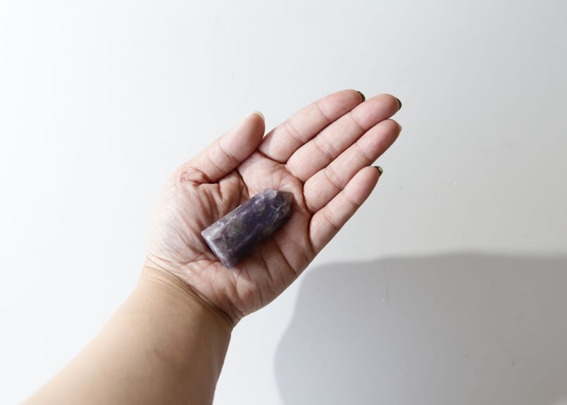 天然石ファイアクォーツのユニコーン 置物 ご購入前に在庫確認必要F