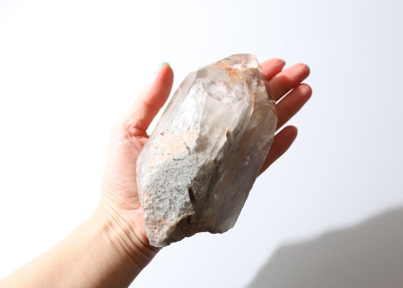 春の便り】ホワイトガーデンクォーツ 原石ポイント | Y.S.Y24