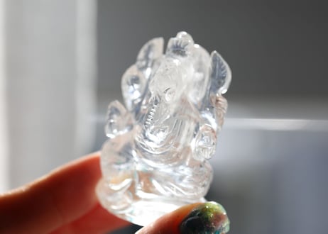 ヒマラヤ水晶 ガネーシャ