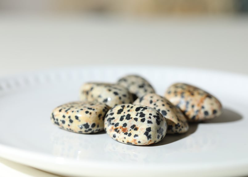 オシャレしたい気分】ダルメシアンジャスパー タンブル (6個セット