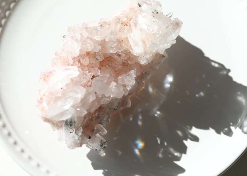 リチウムクォーツ(ピンク)単結晶 リチウムクォーツ(ピンク)単結晶