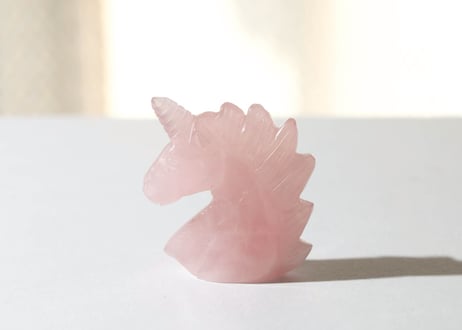 葉月ゆうの技封入❣️【先祖供養】ローズクォーツ ユニコーン ※イベントクーポン使用不可