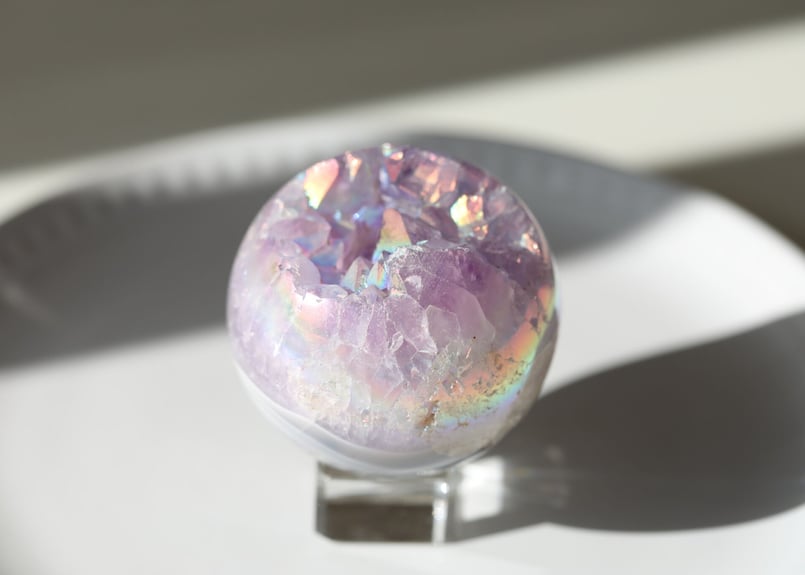 エンジェルオーラアメジスト ジオード スフィア 【ルイ】 | Y.S.Y24