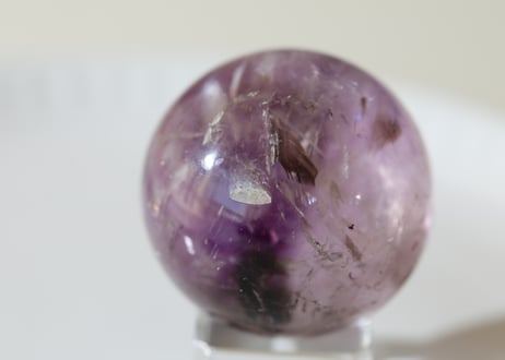 【あなたはonly one】虹入りトリコロール 水晶 スフィア