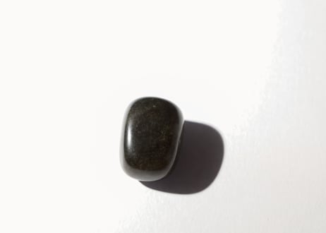 【統合する】ゴールドシーンオブシディアン タンブル