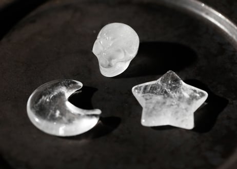 【浄化】クリアクォーツのスカルセット