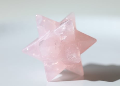 【カルマ解放のシッティ入り】ローズクォーツ アステロイド