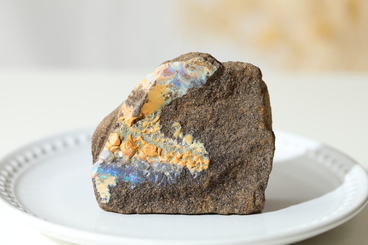 ❤❤水琴さま専用〚石の精霊〛　絵画石（ボルダーオパール）✨✨ アートを楽しむように】ボルダーオパール | Y.S.Y24