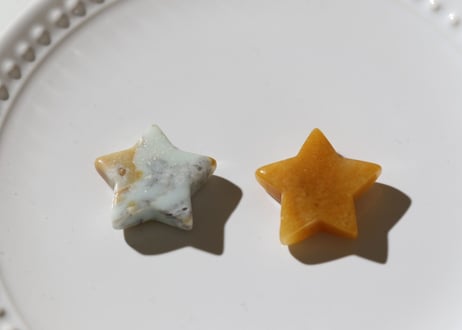 アマゾナイトと翡翠の星セット　【Chance】