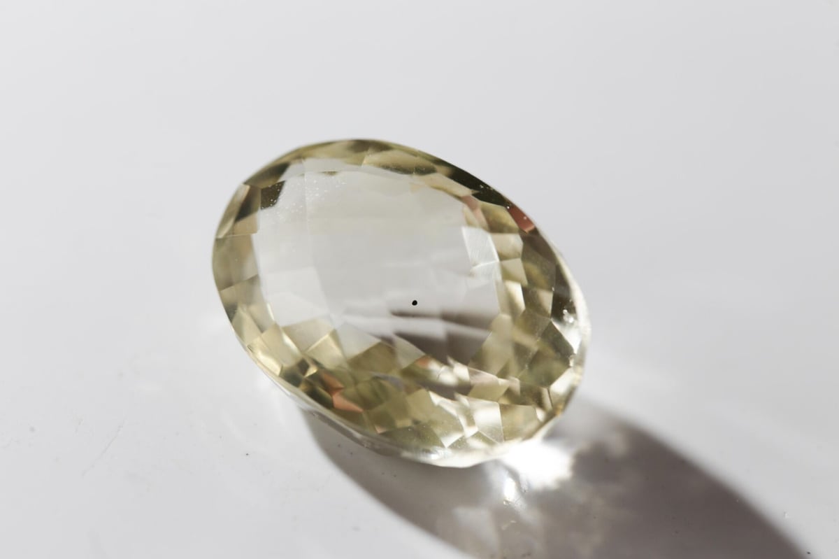 おまとめ専用です♡ナチュラルシトリンラダー、スモーキーアイリス シトリンバイカラー オクタゴンカット 9x11mm - アサオ工芸