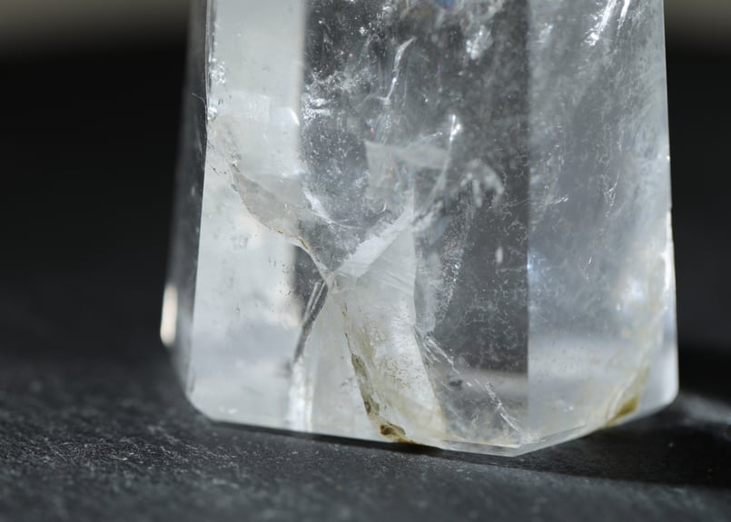 【トカンティンス】水晶　クリアクォーツ cleansing】トカンティンス産 虹入りクリアクォーツ ポイント | Y.S.Y24