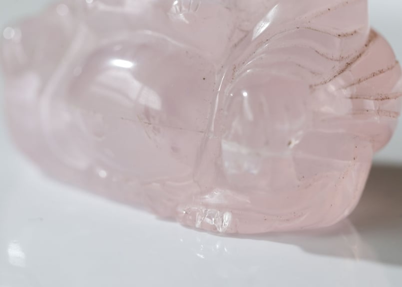 笑顔】ハイクオリティ ローズクォーツ 布袋様 | Y.S.Y24