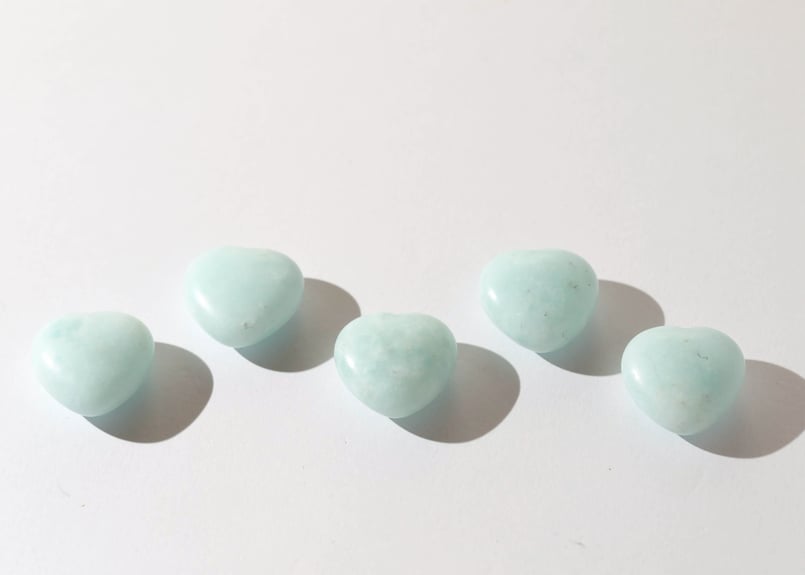 アクアマリン♡カクカクハート♡No.2105 アクアマリン ハート | Crystal shop Mayria