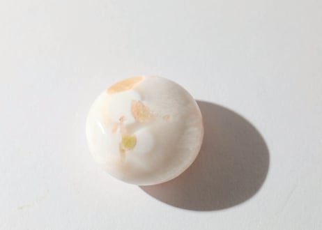 【必要なものすべてと繋がる「コネクション」シジル封入＆悟りのシッディ入り】ピンク＆ホワイトスコレサイト 握り石 オリジナルカードつき❣️ ※イベントクーポン使用不可