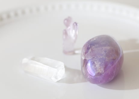 【ギフトを受け取る】天使とエンジェルオーラ アメジストの光のセットC