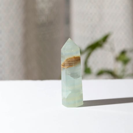 ハニーフラット♦︎レムリアンアクアティンブルーカルサイトロングペアシェイプ レムリアンアクアティンカルサイト | STORES