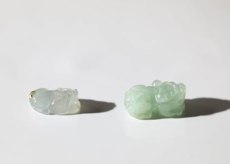 【調和が満ちる】ちび翡翠 ヒキュウペア