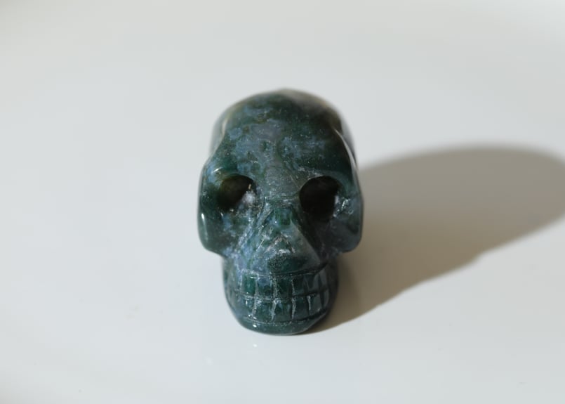 森が呼んでる】モスアゲート スカル | Y.S.Y24