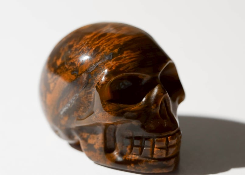 悟りのシッディ入り】タイガーアイ スカル | Y.S.Y24