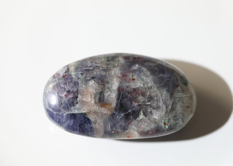 アイオライト♡アルーシャサンストーン共生♡ハート大サイズNo.869 アイオライト♡アルーシャサンストーン共生♡ハート大サイズNo.869