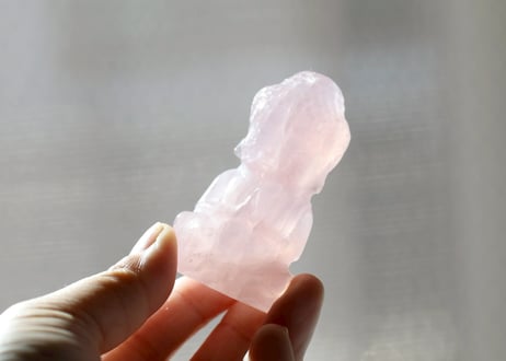 技封入❣️【先祖供養/時給一億/あらゆる可能性の扉を開く】ローズクォーツ ブッダ ※イベントクーポン使用不可