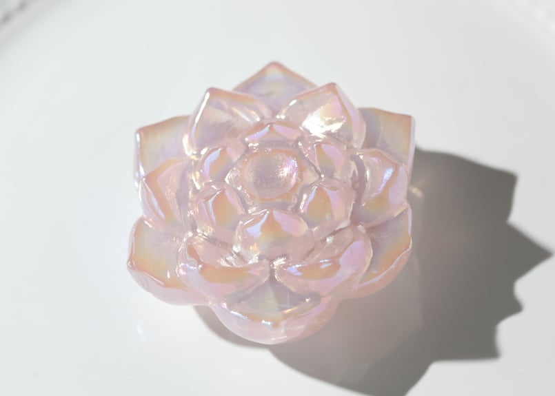 mystic energy】エンジェルオーラローズクォーツの蓮の花 | Y.S.Y24