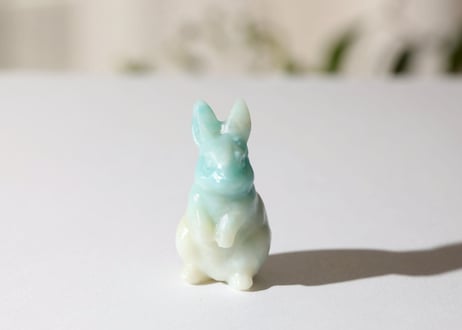 【飛躍のシンボル】アマゾナイト うさぎ