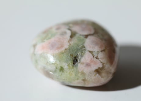 【小さなお花畑】ブルーチェリーブロッサムアゲート ハート