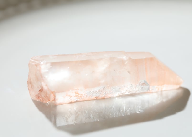 ハートからの願い】ピンクレムリアンクォーツ パストタイムリンク入り