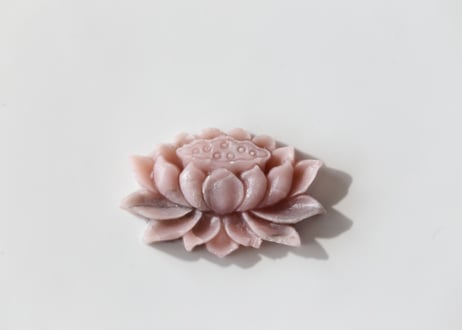 【瞑想のおとも】ピンクオパールの蓮の花