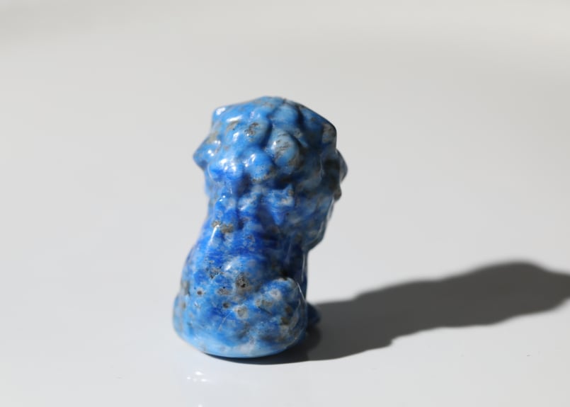 ( ´ ▽ ` )本当は高価な鉱物、ラピスラズリのライオン君 ▽ ` )本当は高価な鉱物、ラピスラズリのライオン君