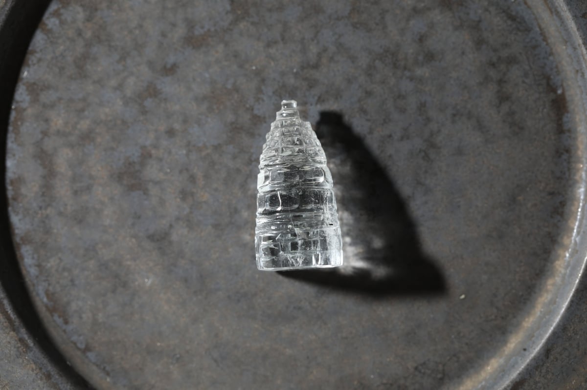 神聖なる美】ヒマラヤ水晶 シュリヤントラ S | Y.S.Y24