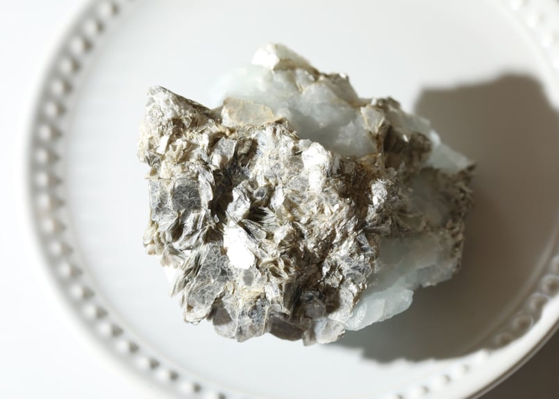 アクアマリン　マイカ　147g パキスタン産 アクアマリン withマイカ | Y.S.Y24