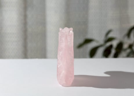 葉月ゆうによる技封入❣️【超越した幸運/良いカルマ/フロー】ローズクォーツの大きなユニサス ※イベントクーポン使用不可