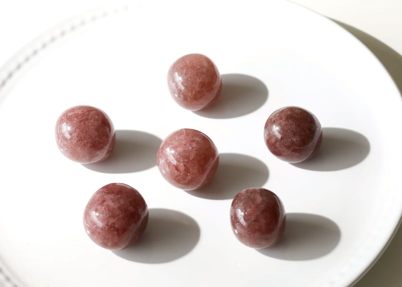 cutie drop】ストロベリークォーツ タンブル（1個） | Y.S.Y24