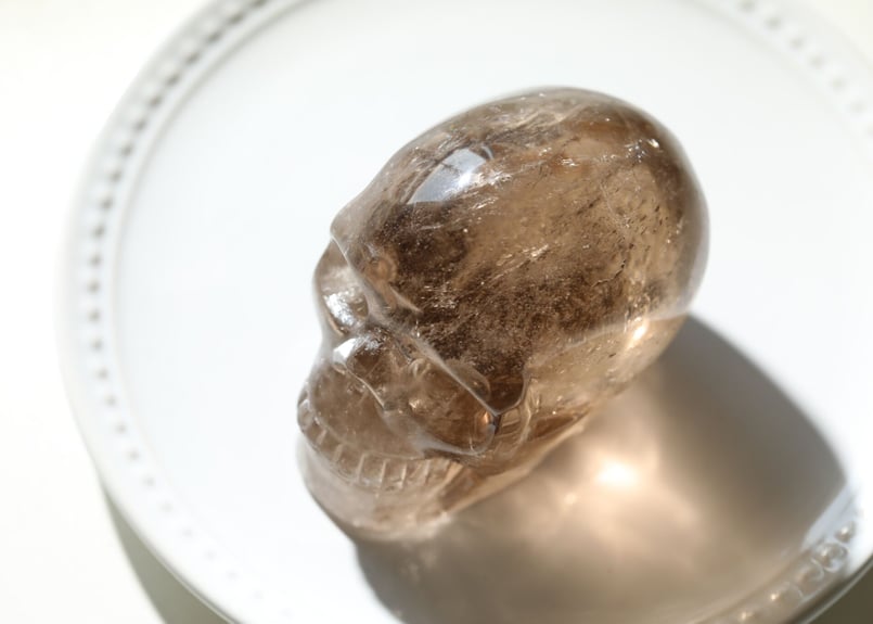 パキスタンスカルドゥHashupi産 ライトスモーキーエッチングクォーツ