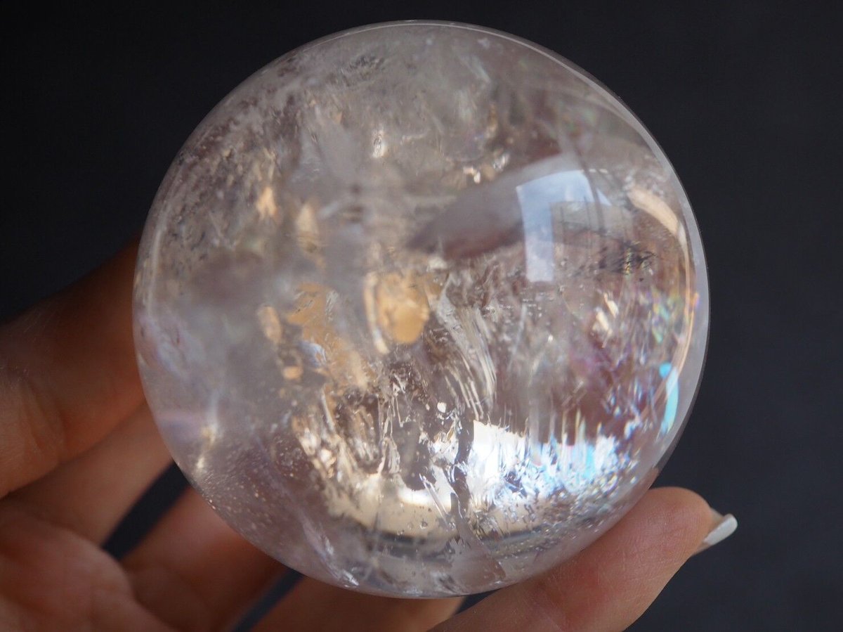 ちりご検討中】最終価格⭐︎ブラジル産クリアクォーツタワー 虹入り