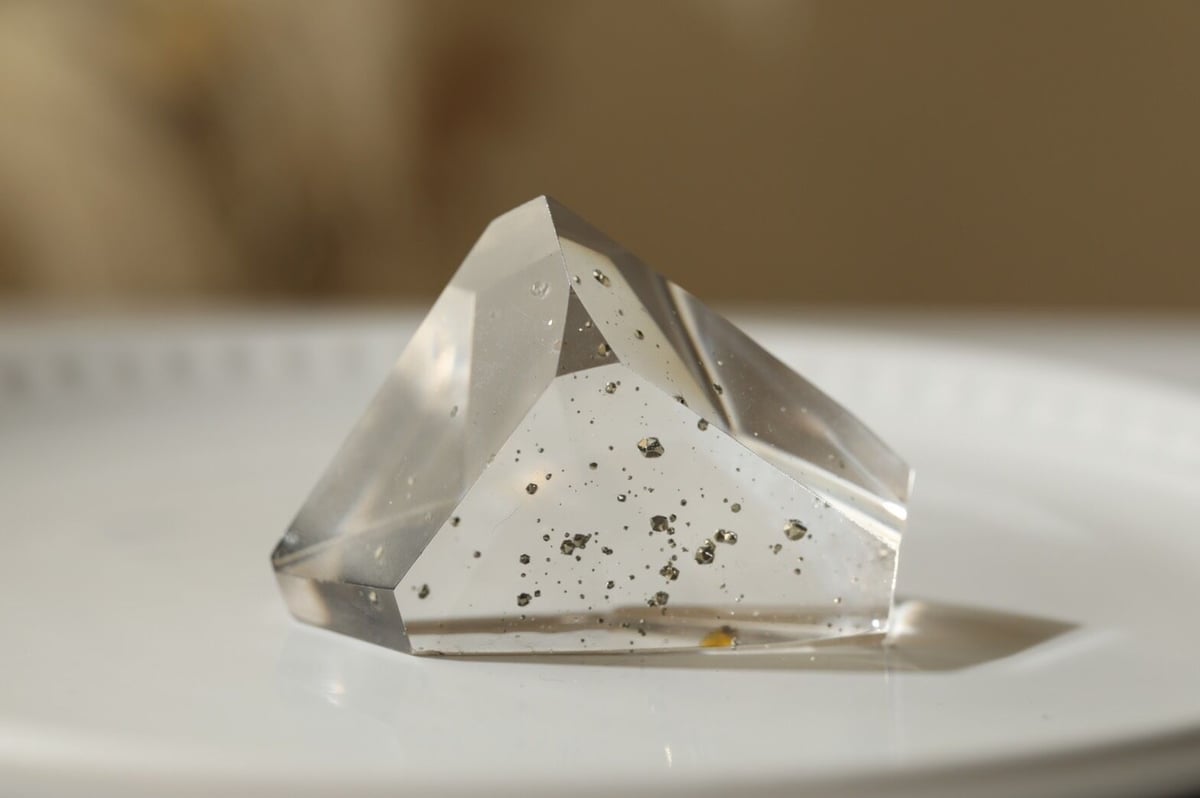 パイライトインクォーツ | Y.S.Y24 パイライトインクォーツ 9.914ct シュガーローフ?