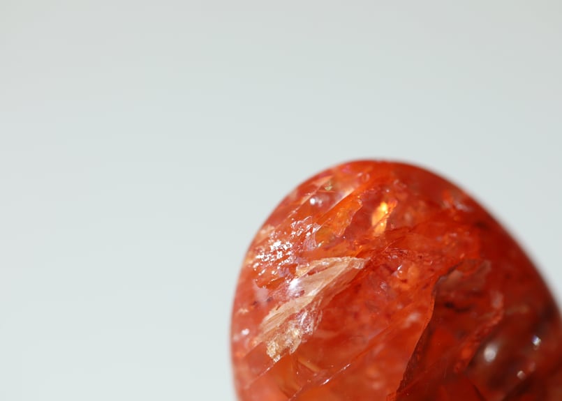 勇気を後押しする】ヘマタイトインクォーツ タンブル（3個セット