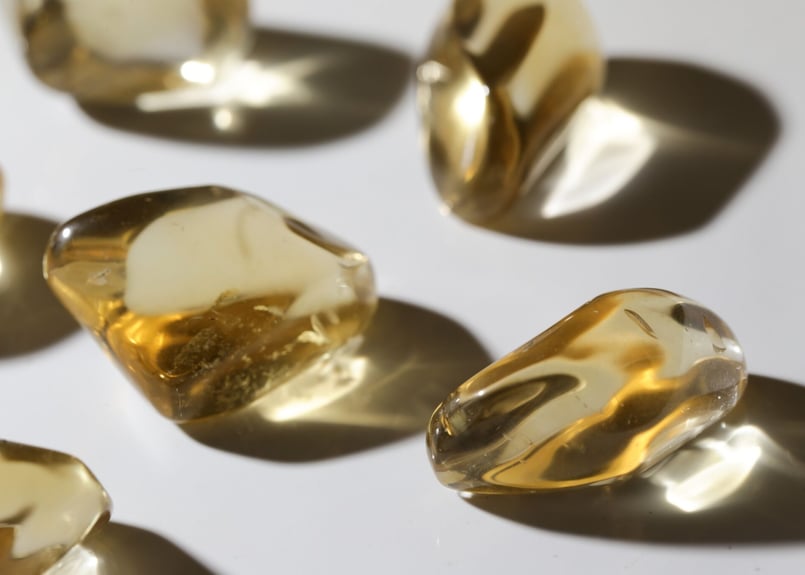 非加熱シトリン タンブル（6個セット）【ナチュラルエナジー】 | Y.S.Y24