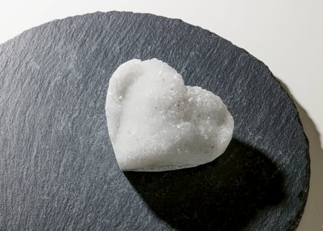 技封入❣️【佳き人とのご縁が繋がる/高次元・高周波数の人と出会う】ホワイトクォーツ クラスター ハート ※イベントクーポン使用不可