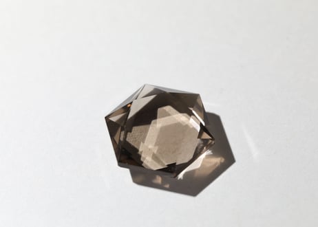 【悟りのシッディ入り】スモーキークォーツ 六芒星（ミニ）