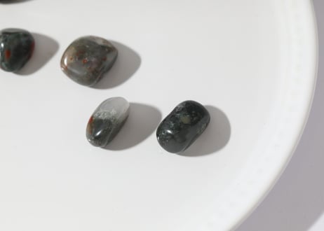 【新生を体験する】ブラッドストーン タンブル（6個セット）
