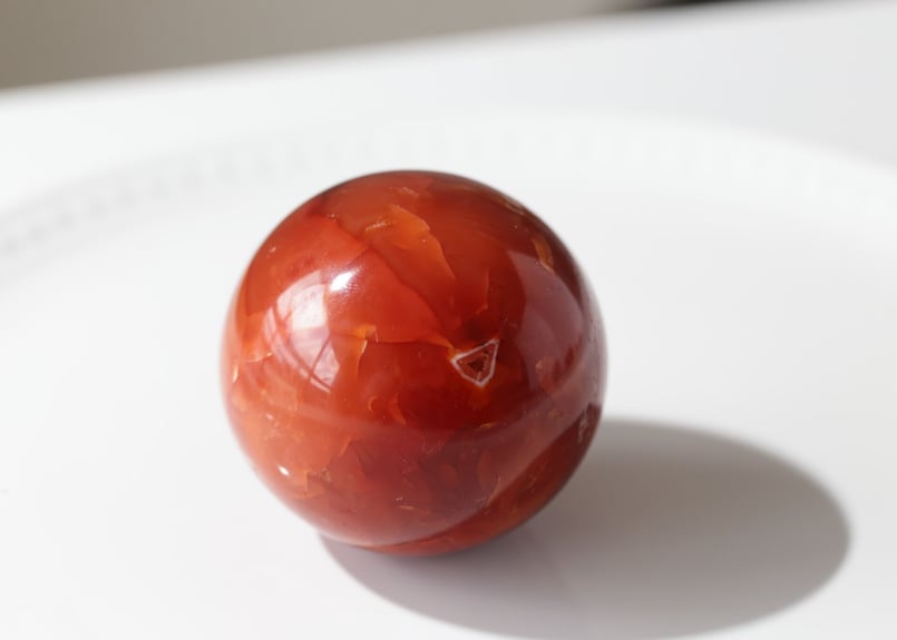 燃える】カーネリアン スフィア | Y.S.Y24