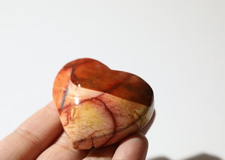 オーシャンジャスパー♡ピンク系カラーハート♡No.2067 オーシャンジャスパー♡ピンク系カラーハート♡No.2067 オーシャン