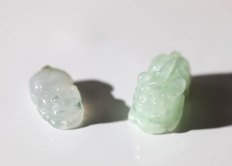 【調和が満ちる】ちび翡翠 ヒキュウペア