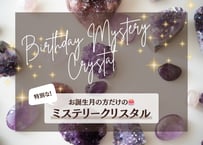 💫葉月ゆうによる波動が上がる技入り❣️お誕生月限定❣️お祝いミステリークリスタル
