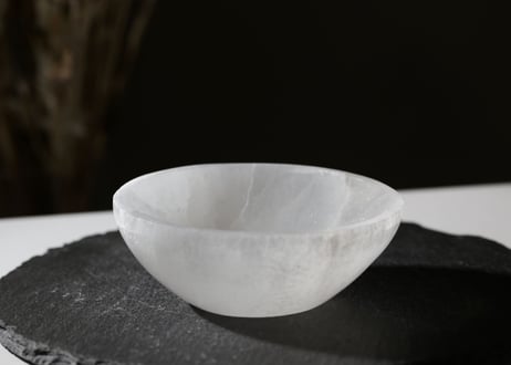 【大切な場所】セレナイトの器(L)