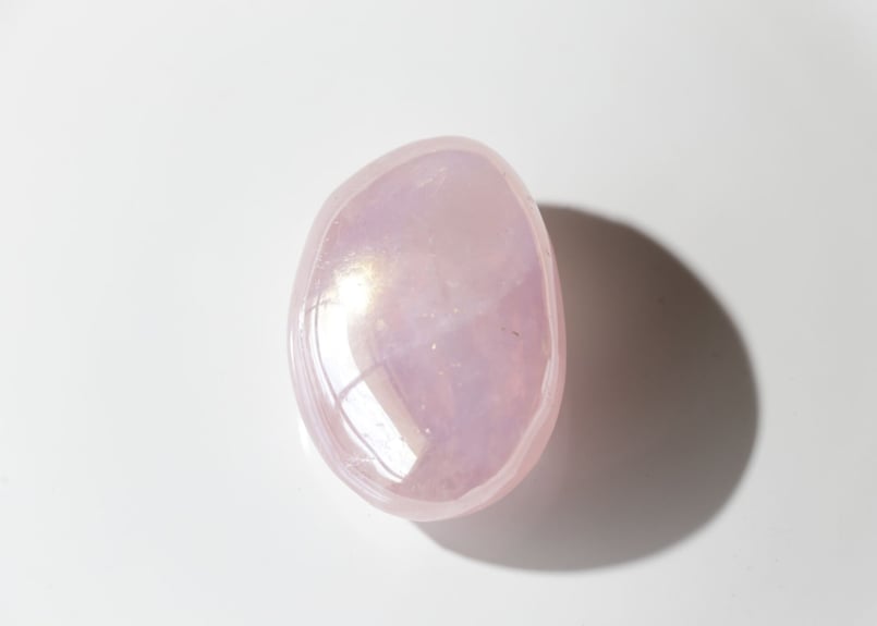 ハートの輝き】エンジェルオーラ ローズクォーツ 握り石 | Y.S.Y24